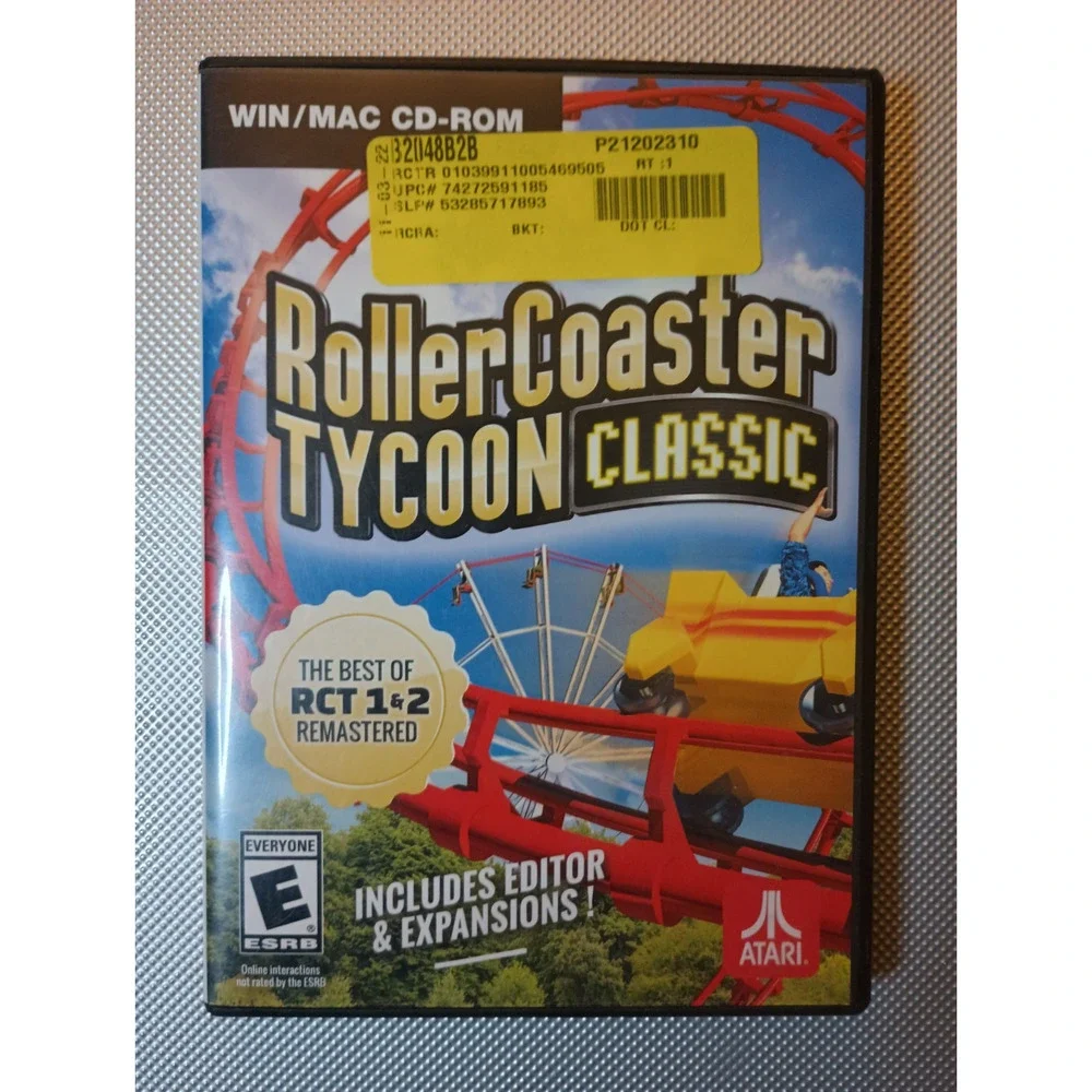 RollerCoaster Tycoon Classic. Windows/Mac. Remastered Game Rated E